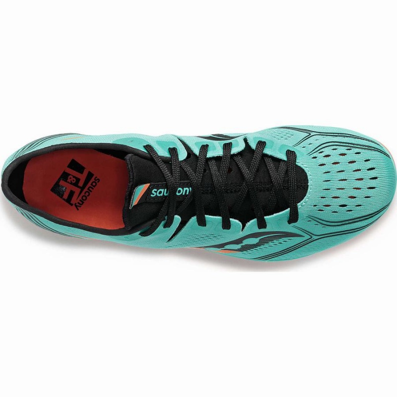 Spikes Atletismo Saucony Endorphin 3 Spike Feminino Menta Pretas | Portugal S32457-Q46