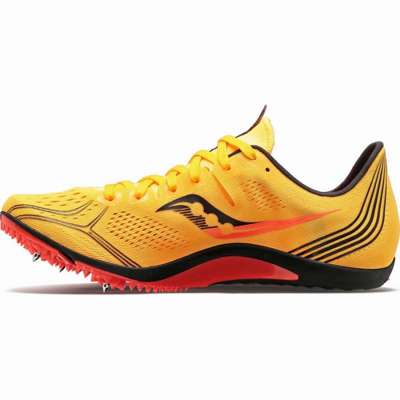 Spikes Atletismo Saucony Endorphin 3 Spike Feminino Douradas Vermelhas | Portugal S10483-W19