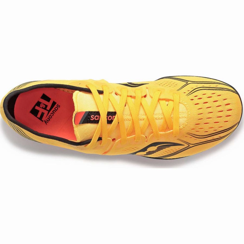 Spikes Atletismo Saucony Endorphin 3 Spike Feminino Douradas Vermelhas | Portugal S10483-W19