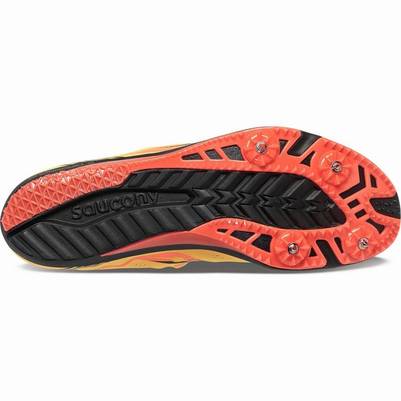 Spikes Atletismo Saucony Endorphin 3 Spike Feminino Douradas Vermelhas | Portugal S10483-W19