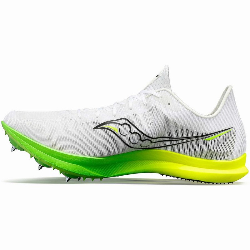 Spikes Atletismo Saucony Endorphin Cheetah Feminino Branco Verdes | Portugal S10763-E07