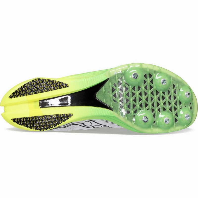 Spikes Atletismo Saucony Endorphin Cheetah Feminino Branco Verdes | Portugal S10763-E07