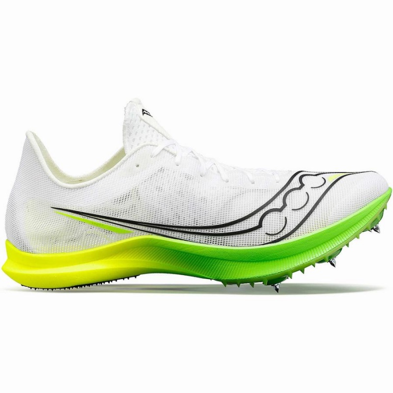 Spikes Atletismo Saucony Endorphin Cheetah Feminino Branco Verdes | Portugal S10763-E07