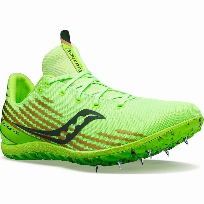 Spikes Atletismo Saucony Havok XC 3 Rasos Feminino Verdes | Portugal S93716-M41