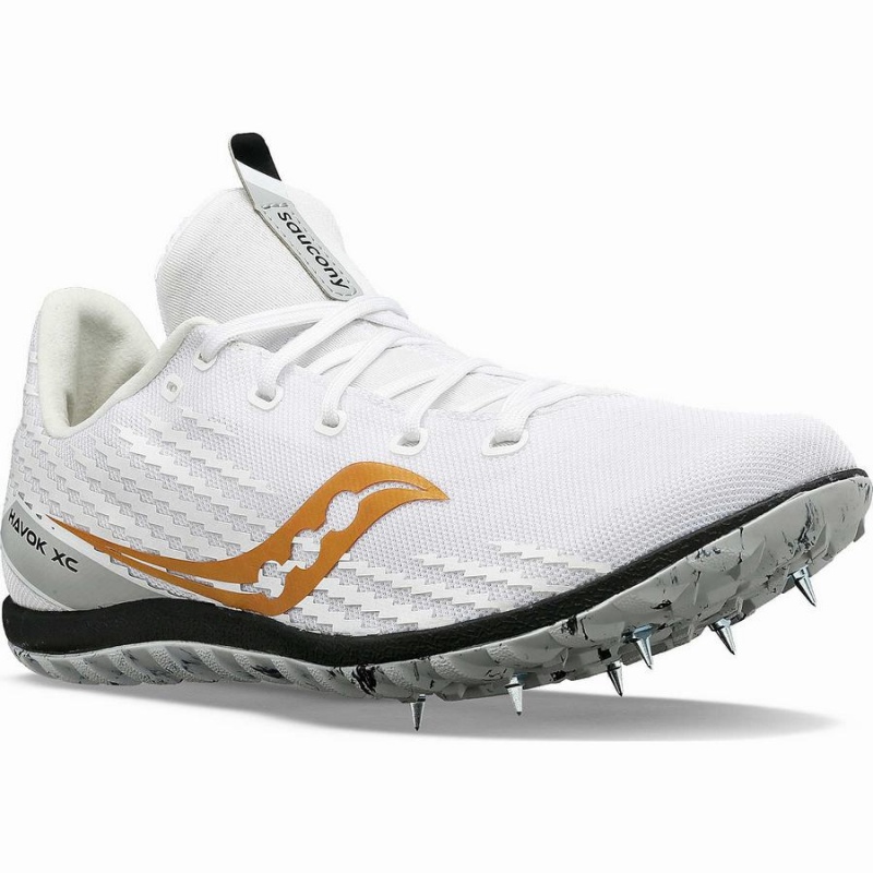 Spikes Atletismo Saucony Havok XC 3 Spike Feminino Branco | Portugal S01584-B83