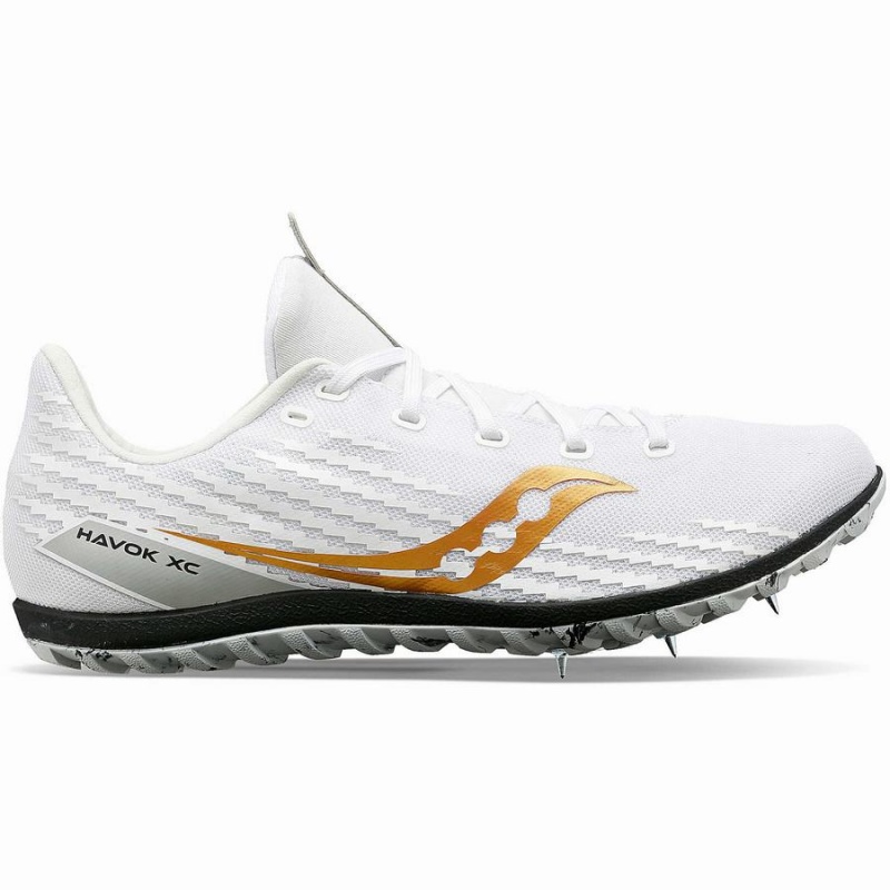 Spikes Atletismo Saucony Havok XC 3 Spike Feminino Branco | Portugal S01584-B83