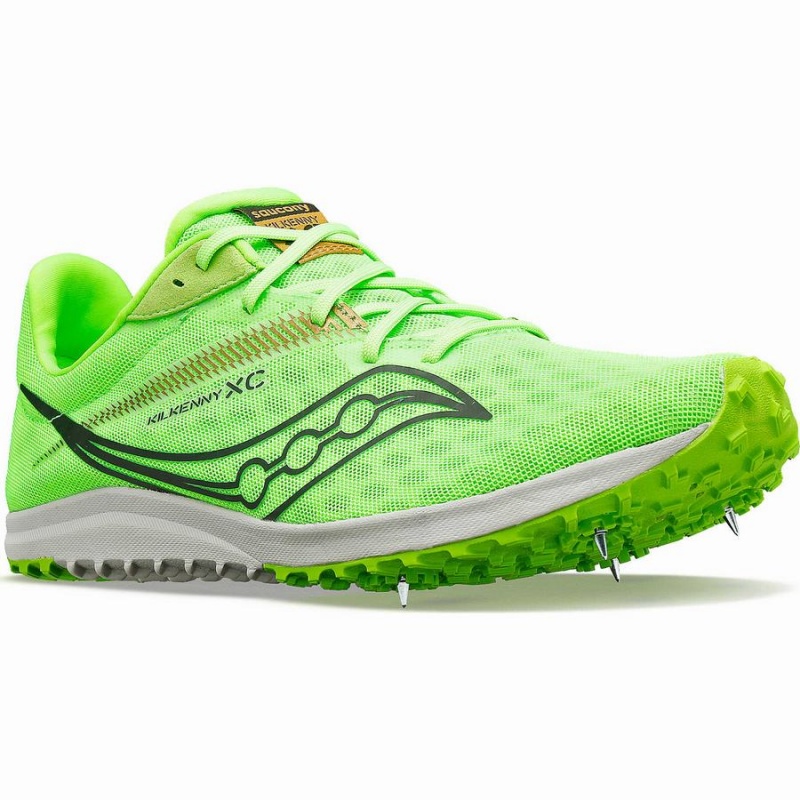 Spikes Atletismo Saucony Kilkenny XC9 Rasos Masculino Verdes | Portugal S08591-V14