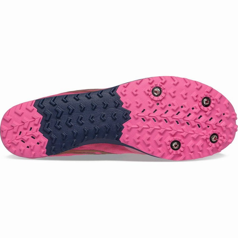 Spikes Atletismo Saucony Kilkenny XC9 Spike Masculino Rosa Azul Marinho | Portugal S39287-M84