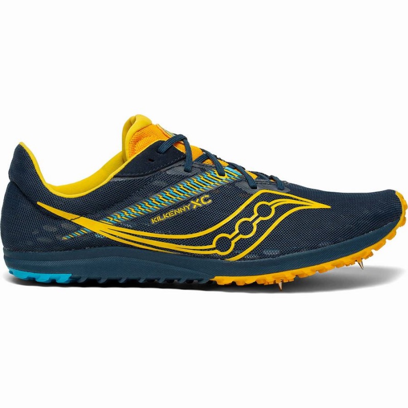 Spikes Atletismo Saucony Kilkenny XC9 Spike Masculino Azul Marinho | Portugal S71548-A17