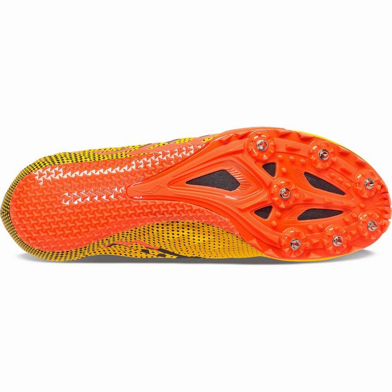 Spikes Atletismo Saucony Spitfire 5 Feminino Douradas Vermelhas | Portugal S94576-H68