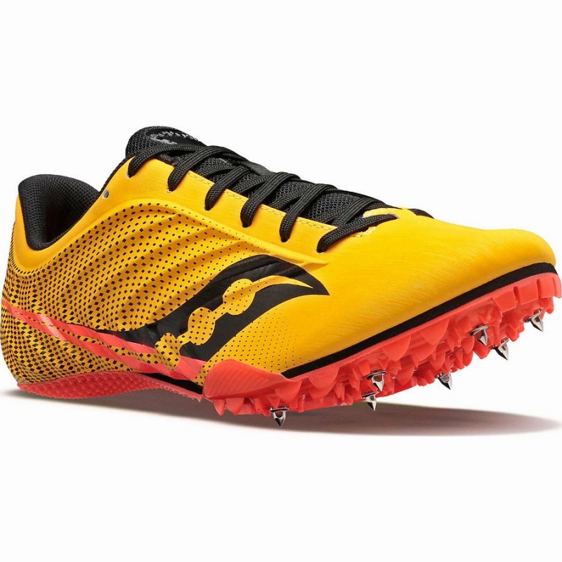 Spikes Atletismo Saucony Spitfire 5 Feminino Douradas Vermelhas | Portugal S94576-H68