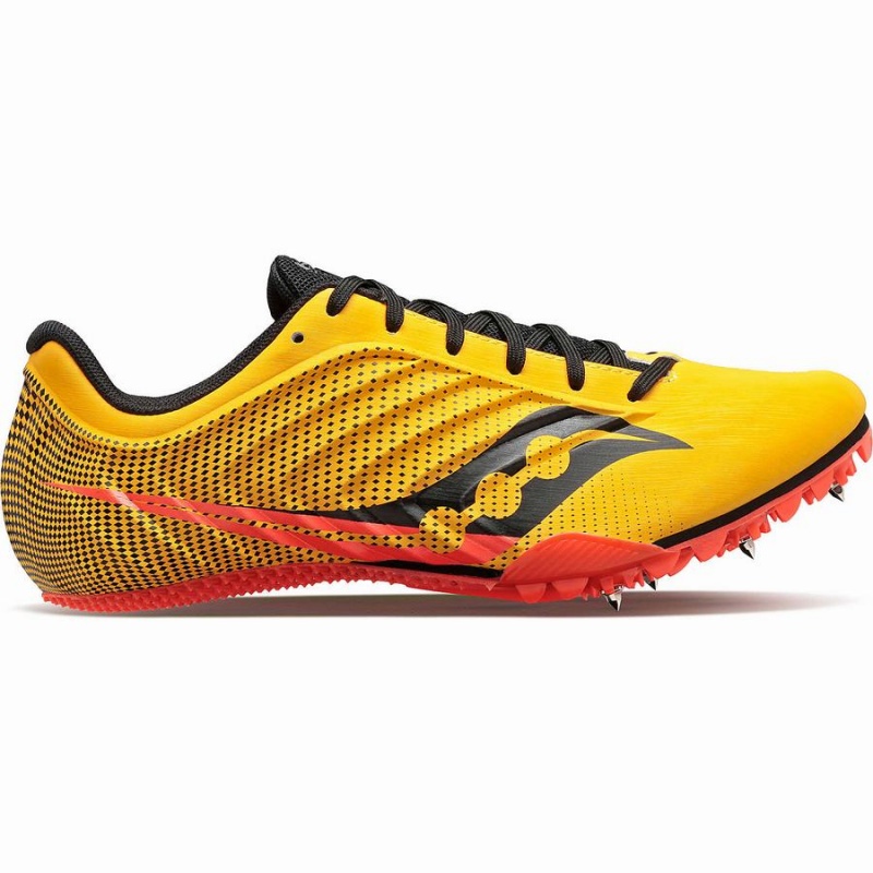 Spikes Atletismo Saucony Spitfire 5 Feminino Douradas Vermelhas | Portugal S94576-H68