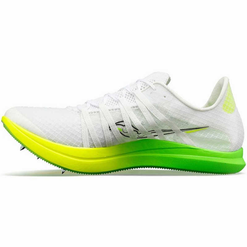 Spikes Atletismo Saucony Terminal VT Feminino Branco Verdes | Portugal S74831-Z05