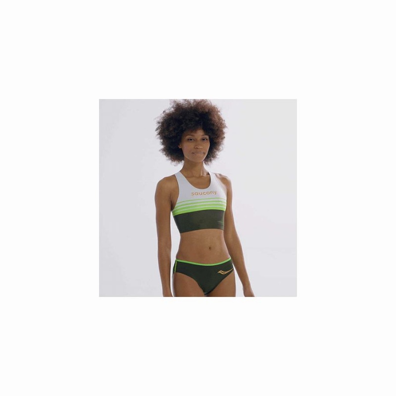 Sutiãs Saucony Elite Bra Top Feminino Umbra | Portugal S16540-E65