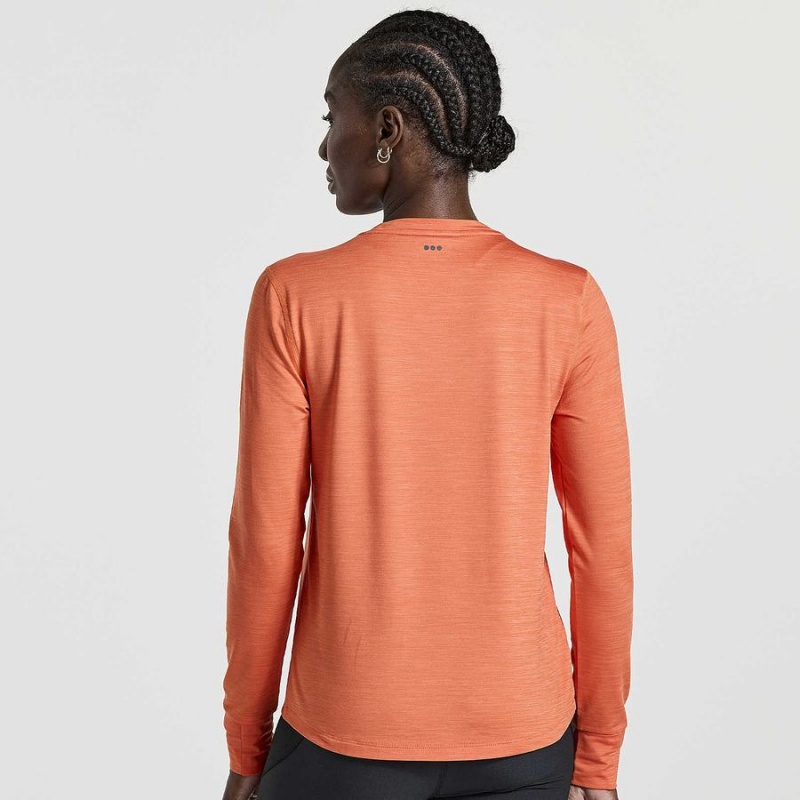 Tops Saucony Boulder Baselayer Feminino Laranja | Portugal S48175-N93